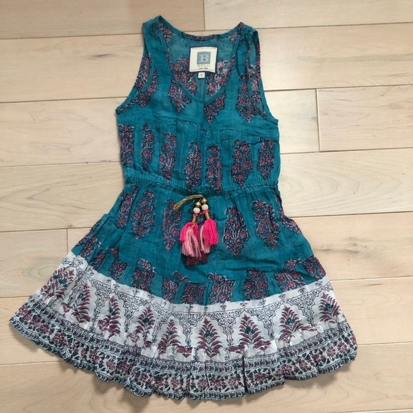 BELL by Alicia soft thin cotton ruffle mini girls dress
